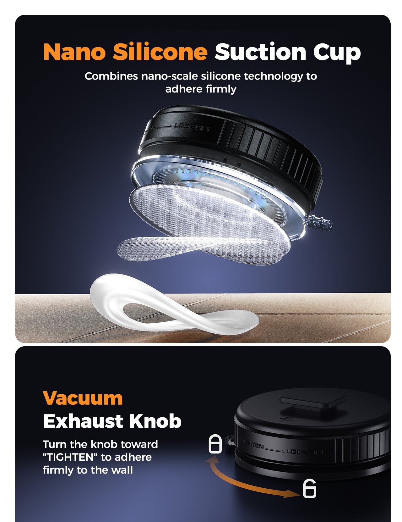 DBsono Stocking Stuffers for Men Teens Boys : Birthday Christmas White Elephant Gifts for Adults Women Girl Trendy Stuff, Shower Speaker Bluetooth Waterproof IPX7 Loud with Suction Cup, Cool Gadgets-Black