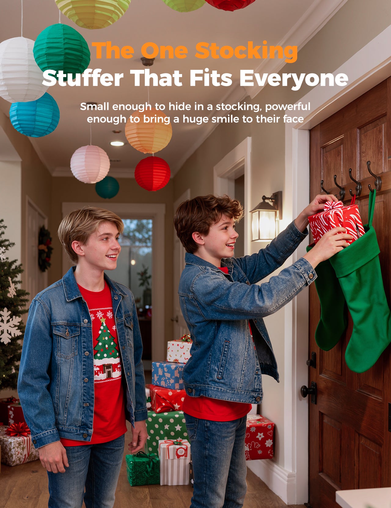 DBsono Stocking Stuffers for Men Teens Boys : Birthday Christmas White Elephant Gifts for Adults Women Girl Trendy Stuff, Shower Speaker Bluetooth Waterproof IPX7 Loud with Suction Cup, Cool Gadgets-Black