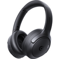 dbsono Hybrid Active Noise Cancelling Headphones:Over-Ear Headphone Black Lightweight Comfort,120H Playtime,Bluetooth,Multipoint Connection,Transparency Mode,Clear Calls,Work Travel Commute & Focus