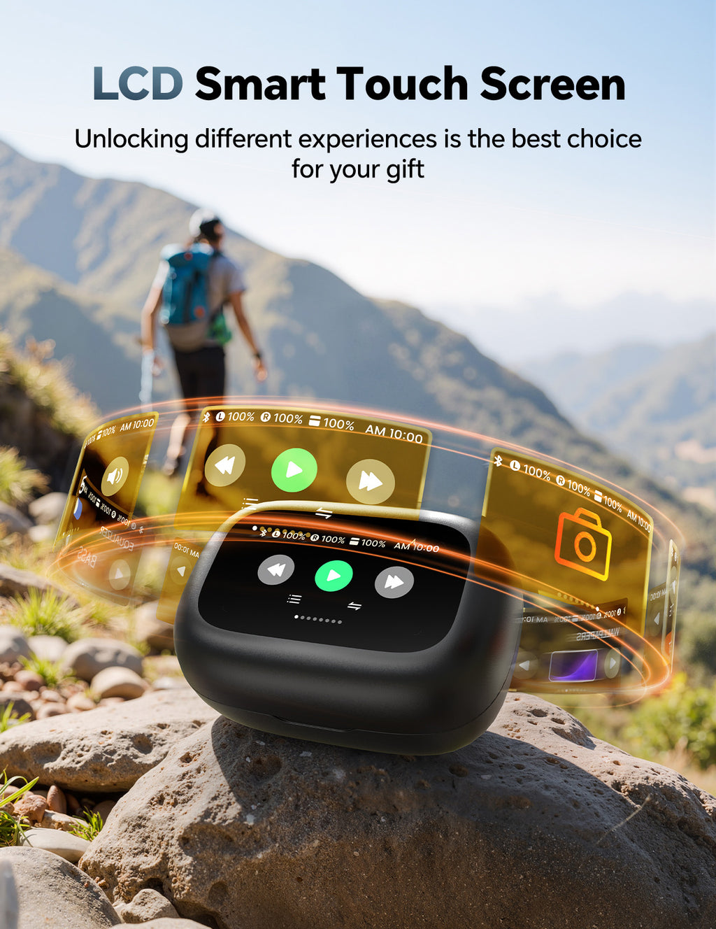 DBsono Bluetooth Headphones Wireless Earbuds for Gifts: Stocking Stuffers White Elephant Gifts for Men Women, Waterproof 40H Playtime Ear Buds with Earhooks, Gifts for Teens Adults Boy Girls Trendy Stuff