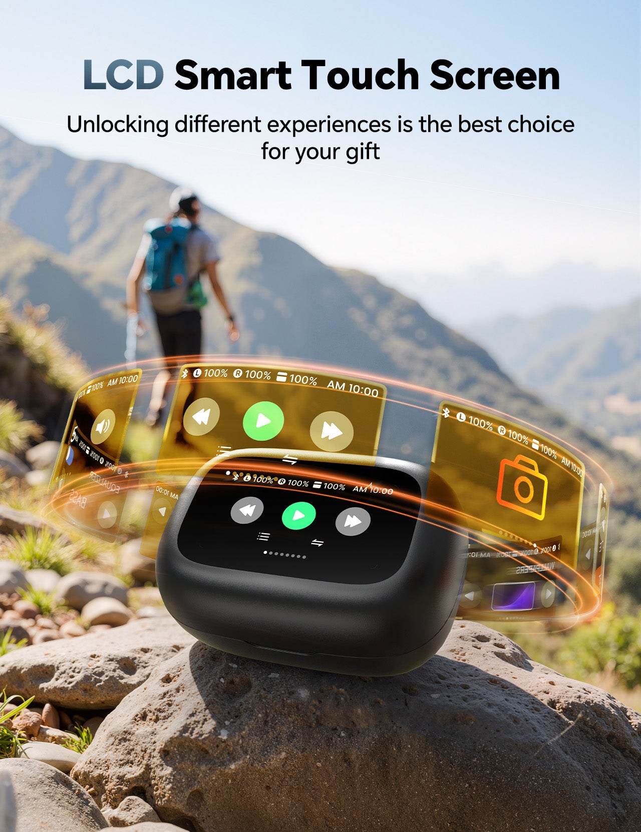 DBsono Bluetooth Headphones Wireless Earbuds for Gifts: Stocking Stuffers White Elephant Gifts for Men Women, Waterproof 40H Playtime Ear Buds with Earhooks, Gifts for Teens Adults Boy Girls Trendy Stuff