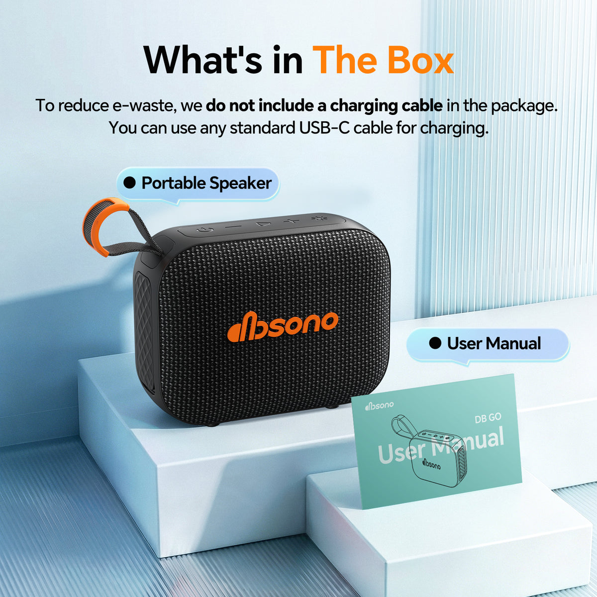Portable Bluetooth Speaker Waterproof Gift: IPX5 HD Sound Up to 24H Playtime, TWS Pairing, Wireless Speakers with Lights, Travel Beach Essentials Birthday Gifts for Men Women Boys Girls-Black